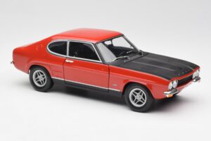Ford Capri Mk1 2600 RS Červeno-Čierny Minichamps 1:18 180089071 Kov – obrázok 6 z 8