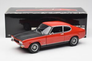Ford Capri Mk1 2600 RS Červeno-Čierny Minichamps 1:18 180089071 Kov – obrázok 8 z 8