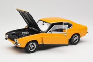 Ford Capri 2600 RS Signal Žltý S Čiernou Minichamps 1:18 180089070 Kov – obrázok 2 z 8