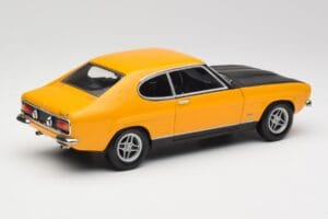 Ford Capri 2600 RS Signal Žltý S Čiernou Minichamps 1:18 180089070 Kov – obrázok 3 z 8