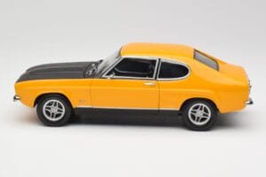 Ford Capri 2600 RS Signal Žltý S Čiernou Minichamps 1:18 180089070 Kov – obrázok 4 z 8