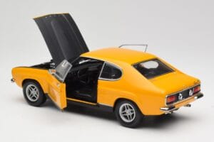 Ford Capri 2600 RS Signal Žltý S Čiernou Minichamps 1:18 180089070 Kov – obrázok 5 z 8