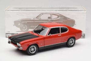 Ford Capri Mk1 RS 2600 Červený & Čierny Minichamps 1:18 150089076 Kov – obrázok 8 z 8