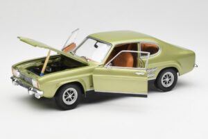 Ford Capri Mk1 Svetlozelená Metalíza Minichamps 1:18 18008900 Kov – obrázok 2 z 8
