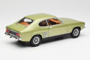 Ford Capri Mk1 Svetlozelená Metalíza Minichamps 1:18 18008900 Kov – obrázok 3 z 8