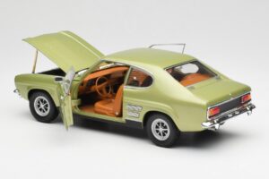Ford Capri Mk1 Svetlozelená Metalíza Minichamps 1:18 18008900 Kov – obrázok 5 z 8