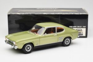 Ford Capri Mk1 Svetlozelená Metalíza Minichamps 1:18 18008900 Kov – obrázok 8 z 8