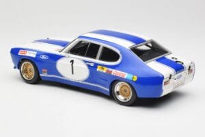 Ford Capri Mk1 RS 2600 #1 D. Glemser Ford Deutschland Winner Brno ETCC 1972 Minichamps 1:18 155728501 Kov – obrázok 5 z 6