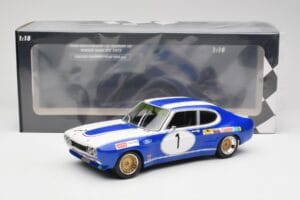 Ford Capri Mk1 RS 2600 #1 D. Glemser Ford Deutschland Winner Brno ETCC 1972 Minichamps 1:18 155728501 Kov – obrázok 6 z 6