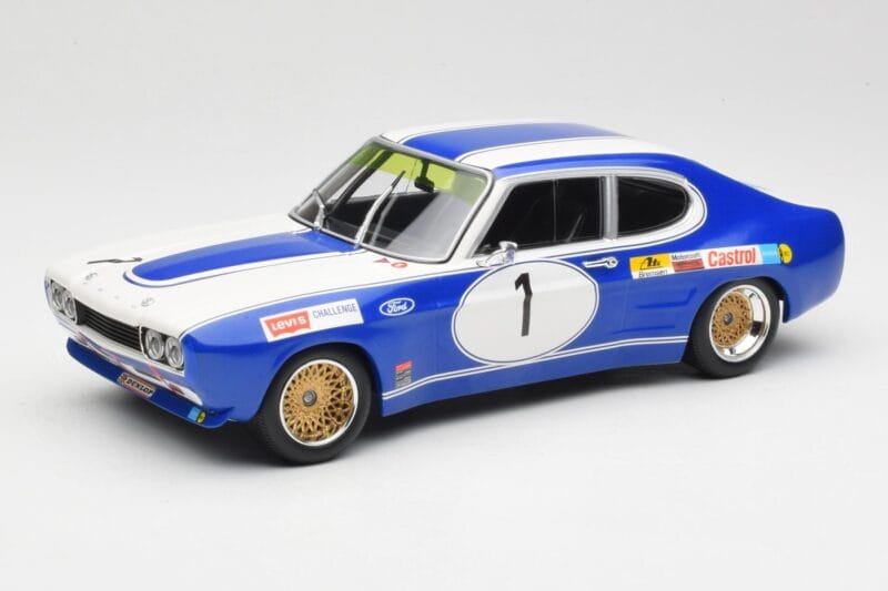 Ford Capri Mk1 RS 2600 #1 D. Glemser Ford Deutschland Winner Brno ETCC 1972 Minichamps 1:18 155728501 Kov