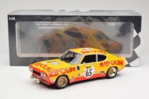 Ford Capri Mk1 RS 2600 #65 G. Larrousse / J. Rives Ford Deutschland Tour de France Automobile 1972 Minichamps 1:18 155728565  – obrázok 6 z 6
