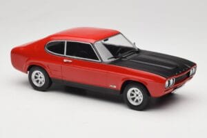 Ford Capri Mk1 RS 2600 Červený s Čiernou Kapotou MCG 1:18 MCG18538 Kov – obrázok 4 z 6