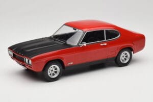 Ford Capri Mk1 RS 2600 Červený s Čiernou Kapotou MCG 1:18 MCG18538 Kov