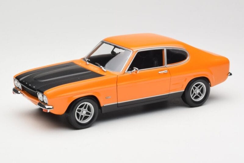 Ford Capri Mk1 RS 2600 Signal Orange Čierny Minichamps 1:18 150089077 Kov