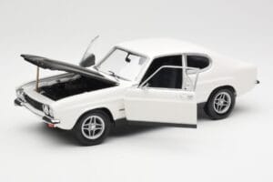 Ford Capri Mk1 RS 2600 Biely Čierny Minichamps 1:18 150089078 Kov – obrázok 2 z 8