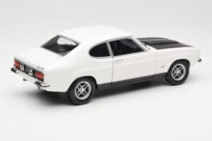 Ford Capri Mk1 RS 2600 Biely Čierny Minichamps 1:18 150089078 Kov – obrázok 3 z 8