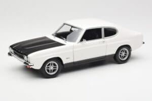 Ford Capri Mk1 RS 2600 Biely Čierny Minichamps 1:18 150089078 Kov