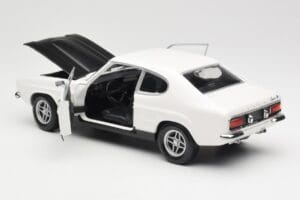 Ford Capri Mk1 RS 2600 Biely Čierny Minichamps 1:18 150089078 Kov – obrázok 5 z 8