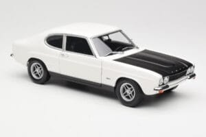 Ford Capri Mk1 RS 2600 Biely Čierny Minichamps 1:18 150089078 Kov – obrázok 6 z 8