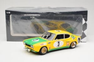 Ford Capri RS2600 BP Racing Team #3 G. Birrell / C. Bourgoignie 2nd Place 24 Hours of Spa 1972 Minichamps 1:18 155728503 Kov – obrázok 6 z 6