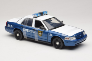 Ford Crown Victoria Police Interceptor The Walking Dead Greenlight 1:18 12957 Kov – obrázok 4 z 6