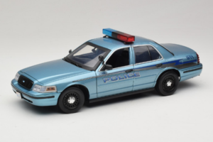 Ford Crown Victoria Police Cruiser Twilight Blue Greenlight 1:18 1643 Kov