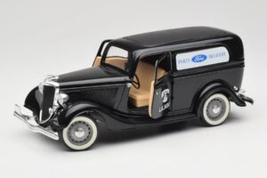 Ford Delivery Truck Ford Parts Čierny Solido 1:18 8417 Kov – obrázok 3 z 8