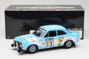 Ford Escort RS1600 #13 T. Makinen RAC Rally Winner 1973 Minichamps 1:18 100738113 Kov – obrázok 8 z 8