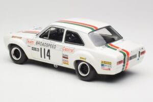 Ford Escort RS1600 #114 J. Fitzpatrick Team Broadspeed Castrol Race of Champions 1971 Minichamps 1:18 100718114 Kov – obrázok 7 z 8
