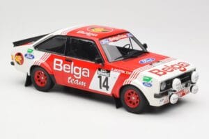 Ford Escort Mk2 RS 1800 #14 Droogmans / Joosten Belga 3rd Place Lotto Haspengouw Rally 1983 Minichamps 1:18 155838714 Kov – obrázok 4 z 6