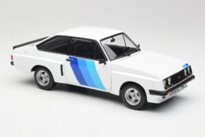 Ford Escort Mk2 RS 2000 X-Pack Diamond Biely & Modrý Decor MCG 1:18 MCG18351 Kov – obrázok 4 z 6