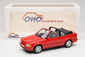 Ford Escort Mk4 XR3i Kabriolet Flamenco Red Otto 1:18 OT1254 Živica – obrázok 6 z 6