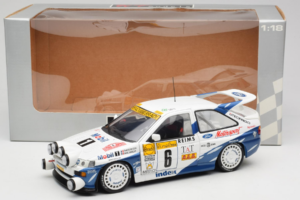 Ford Escort RS Cosworth Mobil 1 #6 F. Delecour / D. Grataloup Rally Monte Carlo Night Version Winner 1994 UT Models 1:18 3945 – obrázok 8 z 8