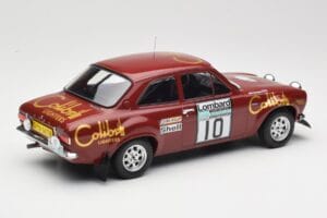 Ford Escort RS 1600 Mk1 #10 H. Mikkola / J. Davenport RAC Rally 1974 IXO 1:18 18RMC047C Kov – obrázok 2 z 6