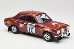 Ford Escort RS 1600 Mk1 #10 H. Mikkola / J. Davenport RAC Rally 1974 IXO 1:18 18RMC047C Kov – obrázok 4 z 6