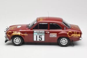 Ford Escort RS 1600 Mk1 #15 M. Alen / I. Kivimäki RAC Rally 1974 IXO 1:18 18RMC047B Kov – obrázok 3 z 6