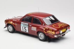 Ford Escort RS 1600 Mk1 #15 M. Alen / I. Kivimäki RAC Rally 1974 IXO 1:18 18RMC047B Kov – obrázok 5 z 6