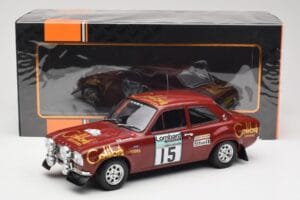 Ford Escort RS 1600 Mk1 #15 M. Alen / I. Kivimäki RAC Rally 1974 IXO 1:18 18RMC047B Kov – obrázok 6 z 6