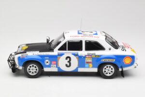 Ford Escort RS 1600 Mk1 #3 V. Preston Jr. / B. Smith Safari Rally 1973 IXO 1:18 18RMC075B Kov – obrázok 3 z 6