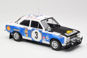 Ford Escort RS 1600 Mk1 #3 V. Preston Jr. / B. Smith Safari Rally 1973 IXO 1:18 18RMC075B Kov – obrázok 4 z 6