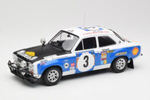 Ford Escort RS 1600 Mk1 #3 V. Preston Jr. / B. Smith Safari Rally 1973 IXO 1:18 18RMC075B Kov