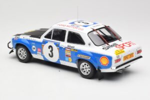 Ford Escort RS 1600 Mk1 #3 V. Preston Jr. / B. Smith Safari Rally 1973 IXO 1:18 18RMC075B Kov – obrázok 5 z 6