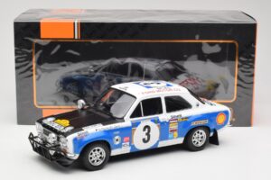 Ford Escort RS 1600 Mk1 #3 V. Preston Jr. / B. Smith Safari Rally 1973 IXO 1:18 18RMC075B Kov – obrázok 6 z 6