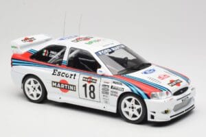 Ford Escort WRC Martini Racing #18 G. Cunico / G. Pirollo Rally San Remo 1998 IXO 1:18 18RMC171A Kov – obrázok 4 z 6