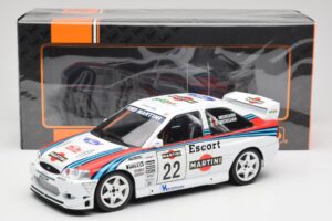 Ford Escort WRC Martini Racing #22 A. Medeghini / B. Medeghini Rally San Remo 1998 IXO 1:18 18RMC171B Kov – obrázok 6 z 6