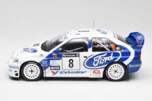 Ford Escort WRC #8 B. Thiry / S. Prevot RAC Rally 1998 IXO 1:18 18RMC170B Kov – obrázok 3 z 6