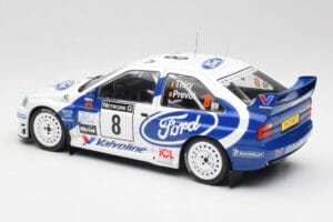 Ford Escort WRC #8 B. Thiry / S. Prevot RAC Rally 1998 IXO 1:18 18RMC170B Kov – obrázok 5 z 6