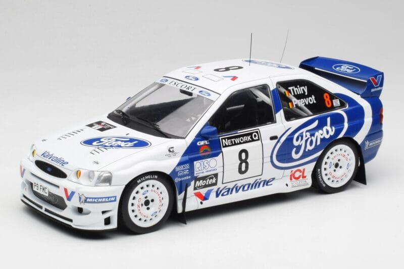 Ford Escort WRC #8 B. Thiry / S. Prevot RAC Rally 1998 IXO 1:18 18RMC170B Kov