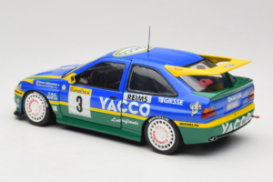 Ford Escort #3 Yacoo P. Bernardini / B. Occelli Rally Monte Carlo 1996 Winner UT Models 1:18 180968203 Kov – obrázok 7 z 8