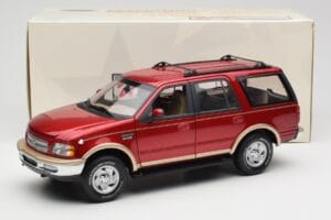 Ford Expedition Eddie Bauer Červený Metalický UT Models 1:18 22711 Kov – obrázok 8 z 8